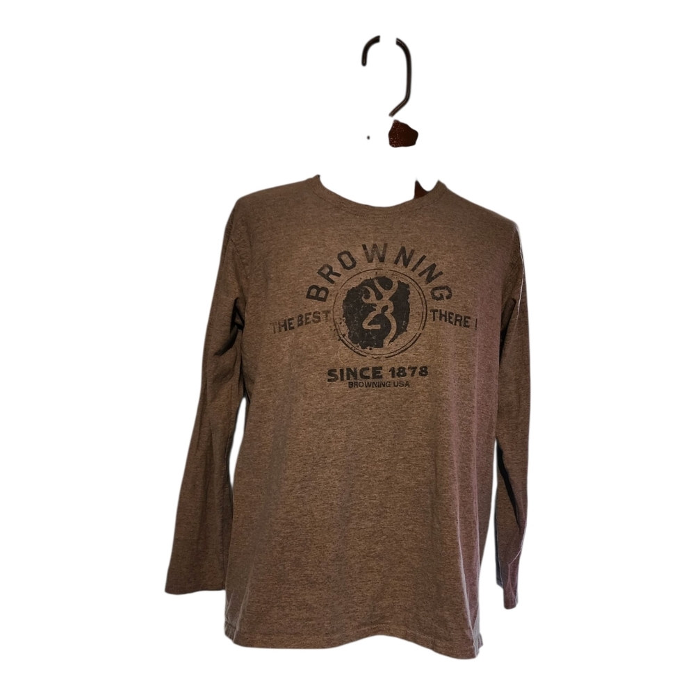 Browning Heather Brown Long Sleeve Shirt